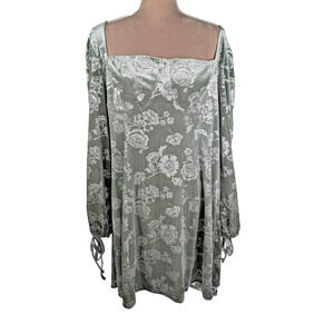 Cider🌲 ForestGreen Floral Midi Dress